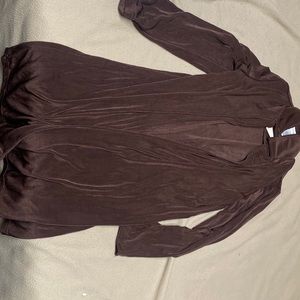 Cold water creek brown long top